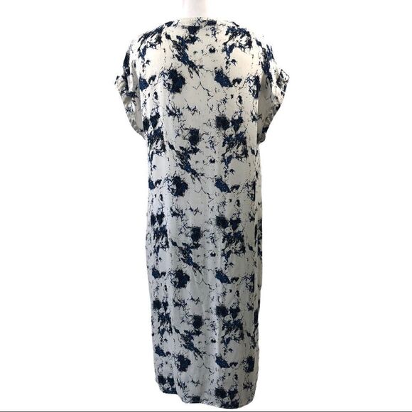 Just Female White Blue Marble Dress Size XS - Picture 2 of 12